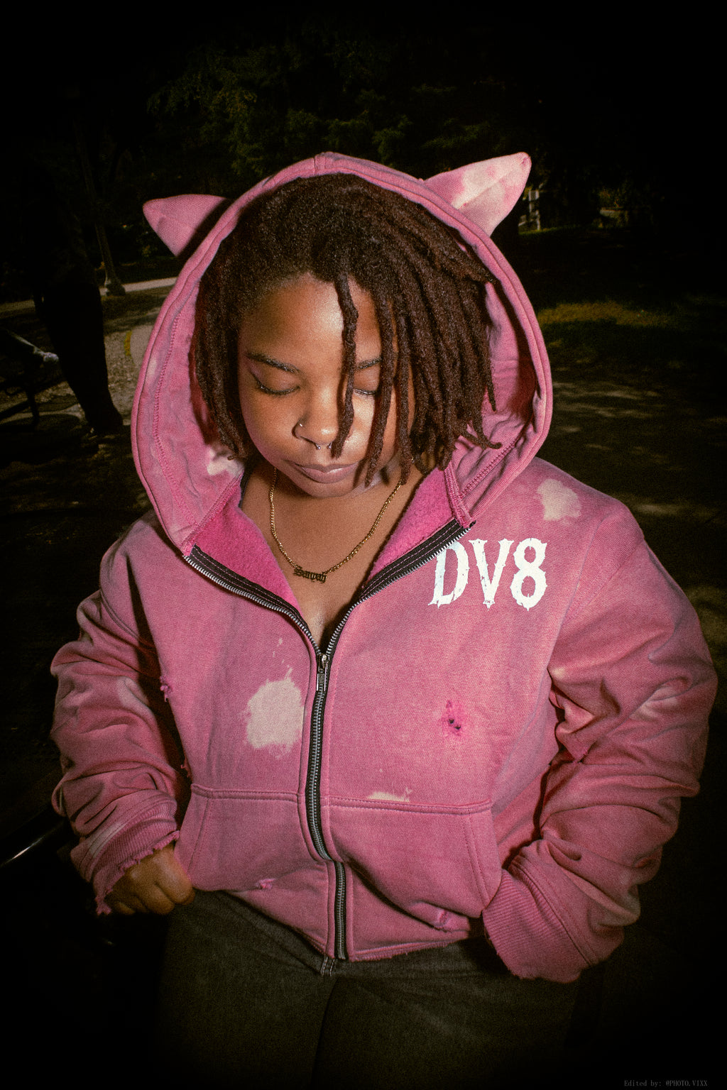 DV8 “Unalike” Signature Hoodie Pink