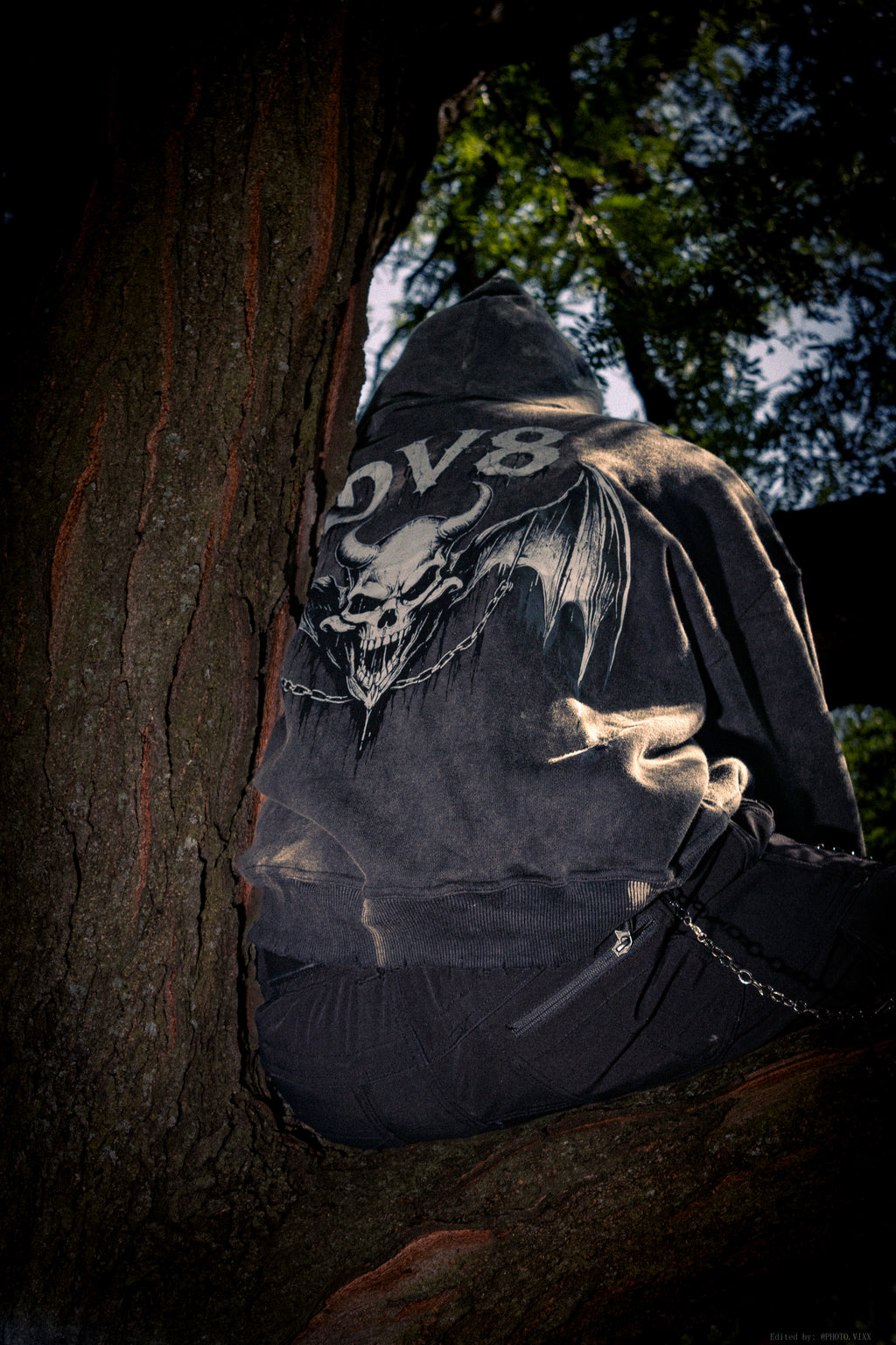 DV8 “Unalike” Signature Hoodie Black