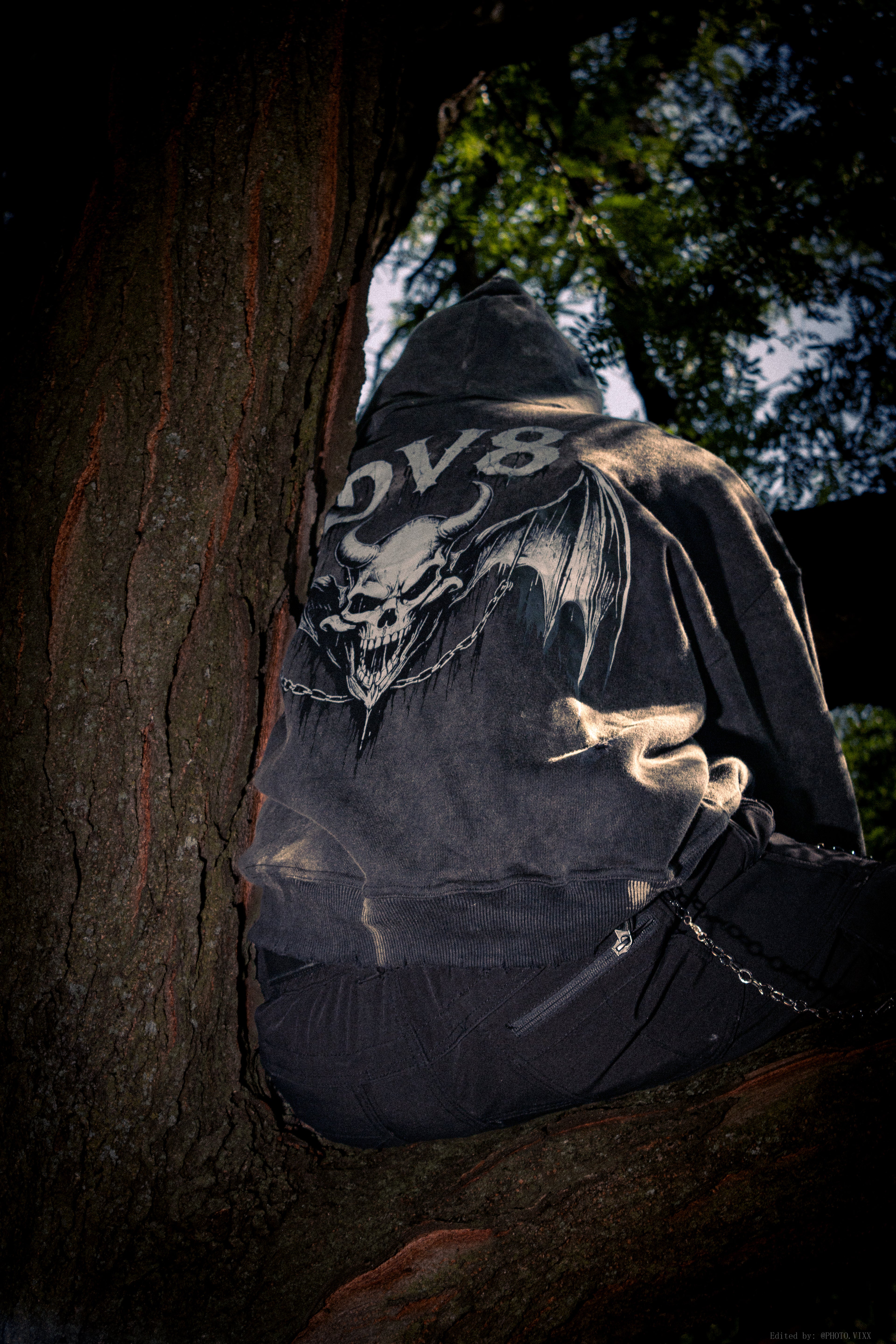 DV8 “Unalike” Signature Hoodie Black