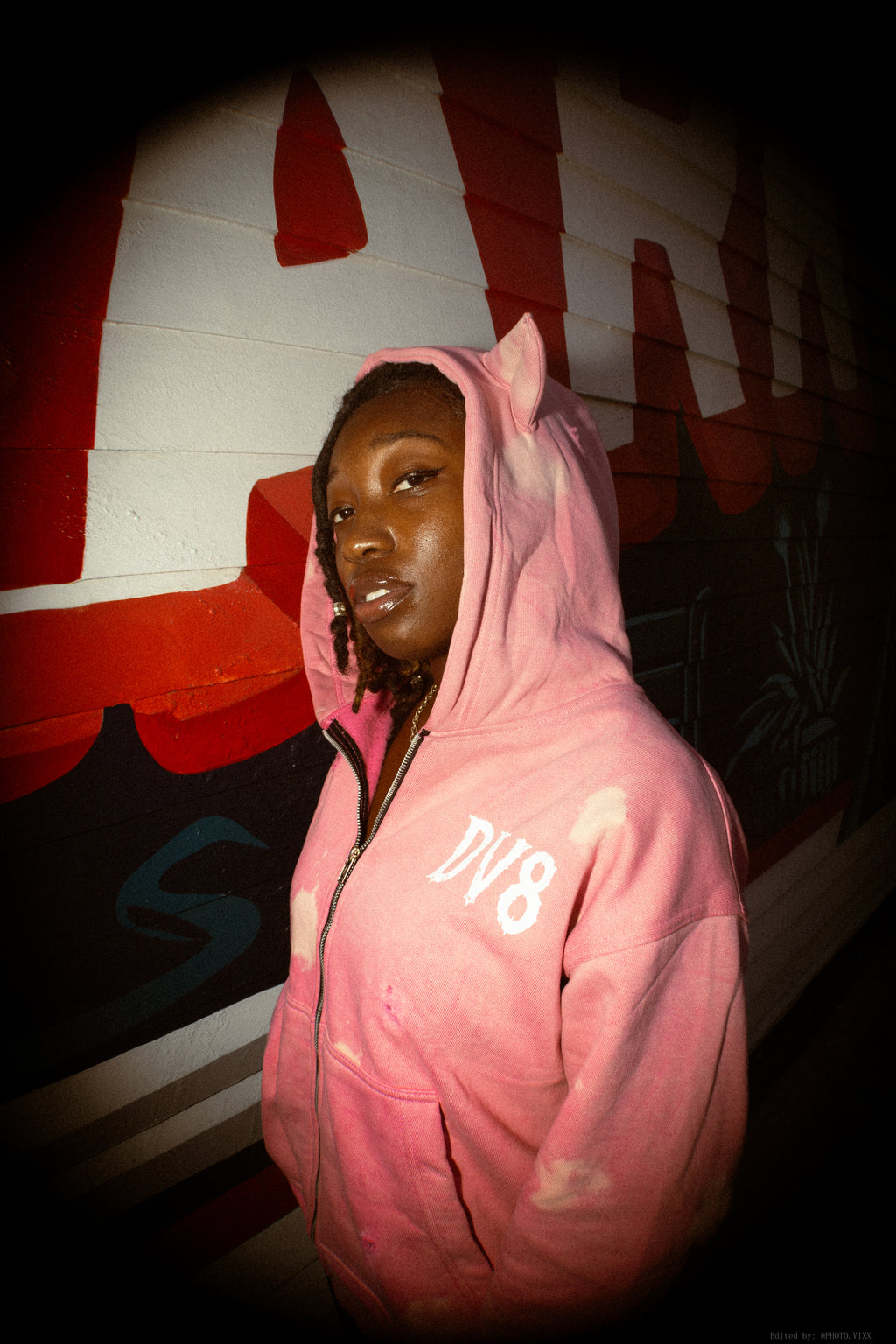 DV8 “Unalike” Signature Hoodie Pink